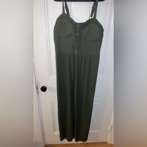 Never worn- Sage Green Jump Suit Size XXL